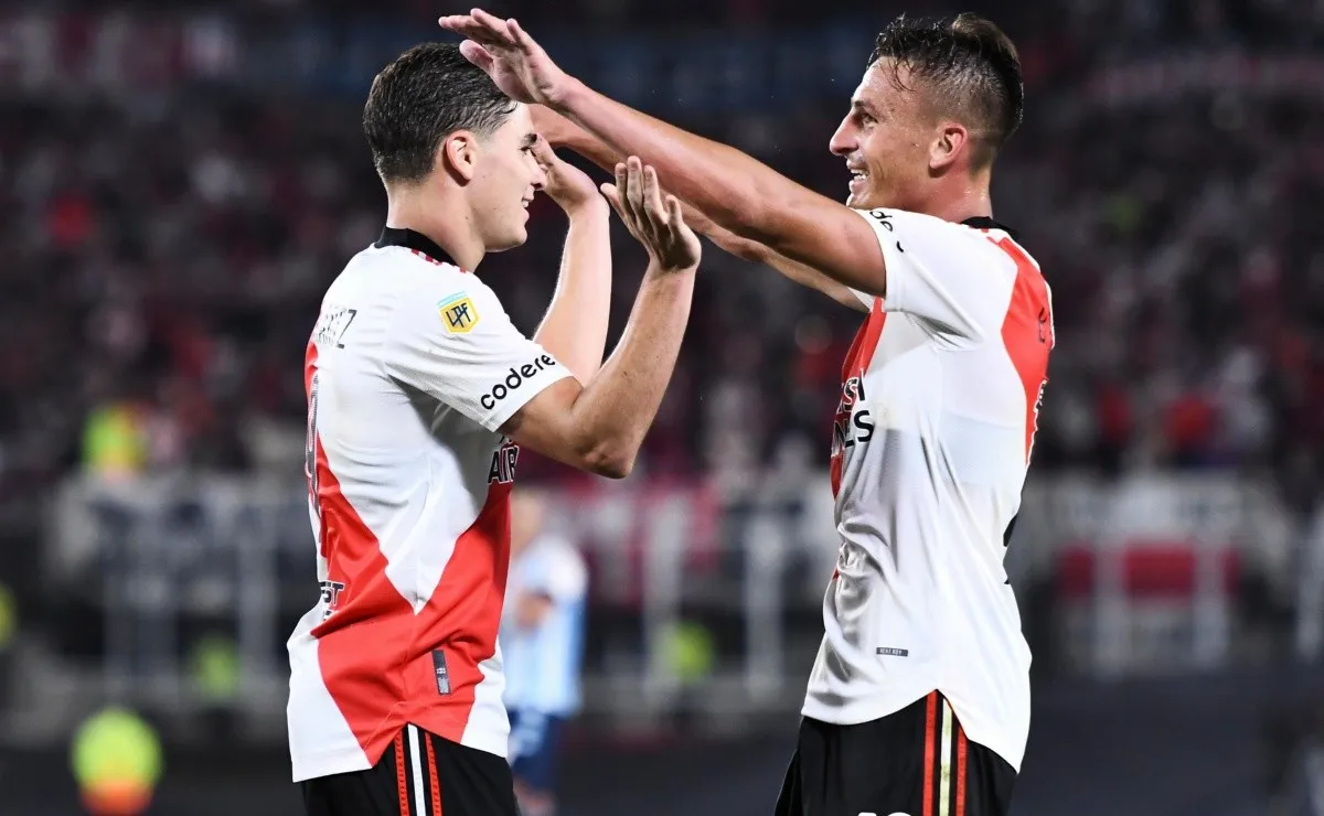 Julián Álvarez y Braian Romero fueron dupla ofensiva en varios partidos de la recta final de la última Liga Profesional.
