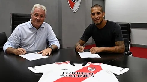 Matías Patanian junto a Jonatan Maidana, el caudillo renovó su contrato por un año.