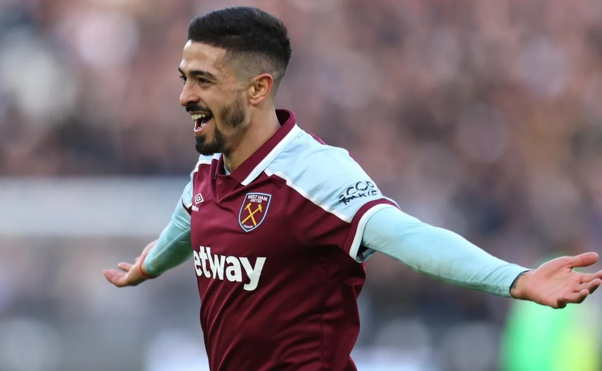 Lanzini marcó su tercer gol en este 2022.