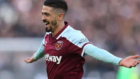 Lanzini marcó su tercer gol en este 2022.