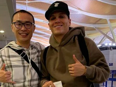 Juanfer se despidió de China