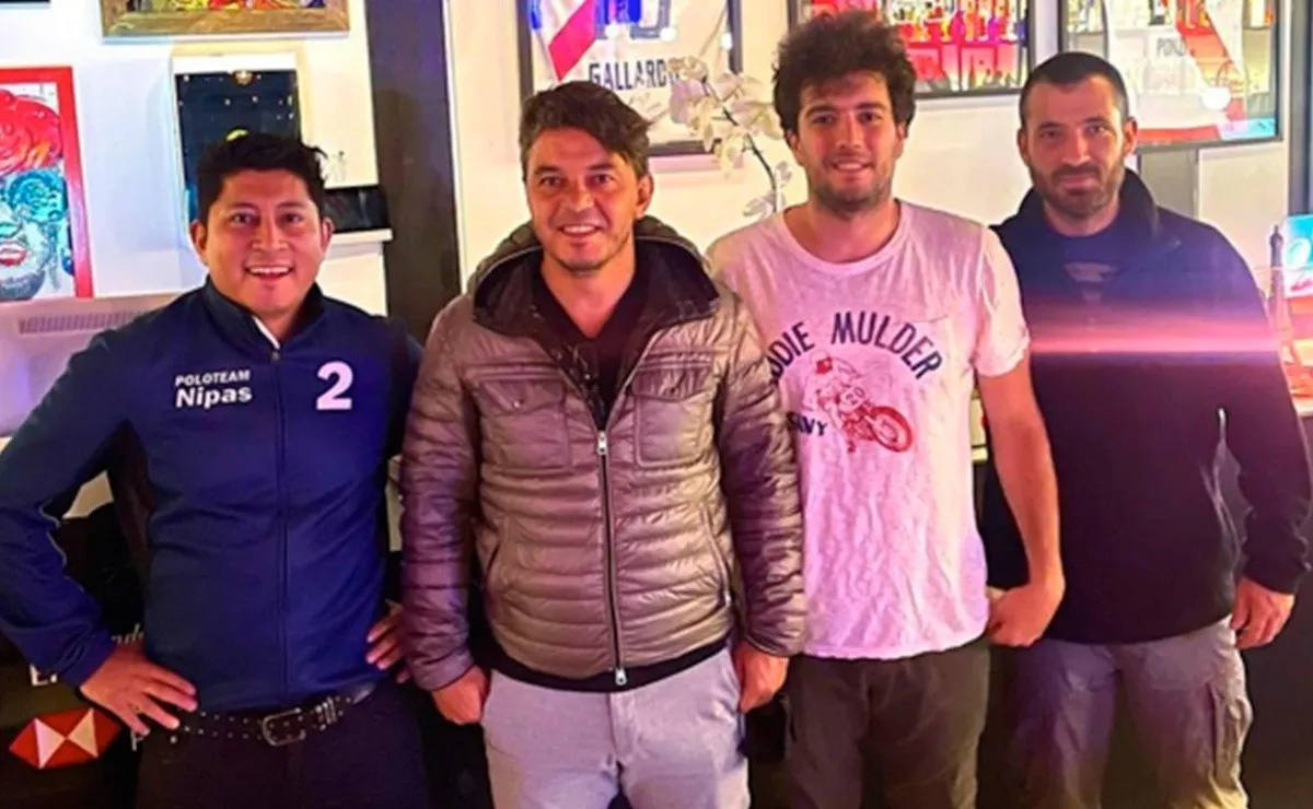 Marcelo Gallardo se encuentra en San Martín de los Andes para planificar la pretemporada de River.