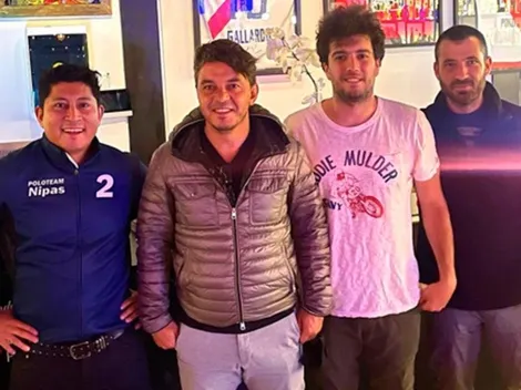 Gallardo comió en un restaurante que tiene un plato en su honor