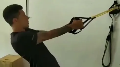 Enzo no descansa y trabaja para ponerse a punto.