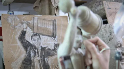 Carlos Trillo inició una encuesta para elegir la fecha de la inauguración de la estatua dedicada a Marcelo Gallardo.