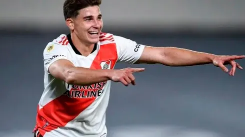 Julián Álvarez se metió en el top 5 de los máximos goleadores de la era Gallardo. El cordobés lleva 34 goles en 95 partidos con la camiseta de River.