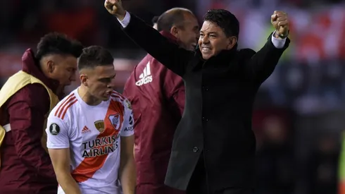 Marcelo Gallardo en el 2-0 sobre Boca por la semifinal de la Copa Libertadores 2019.