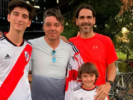 Las fotos de Gallardo en Navidad