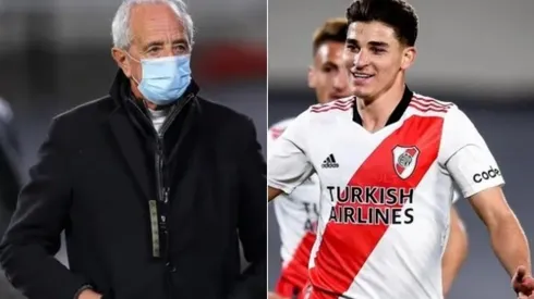 Rodolfo D'Onofrio habló del futuro de Julián Álvarez y aseguró que lo mejor para el delantero es seguir en River en 2022 para ser convocado al Mundial de Qatar