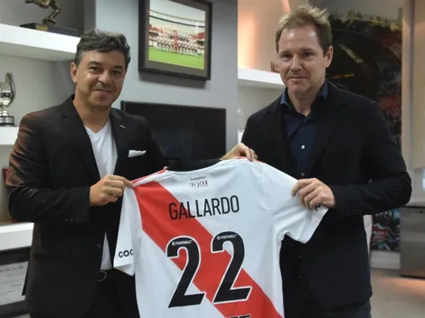 Gallardo firmó su nuevo contrato con River