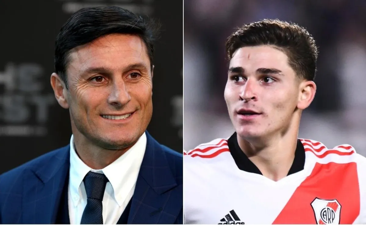 Javier Zanetti descartó a la joya de River, Julián Álvarez, para reforzar el Inter en el próximo mercado de pases.