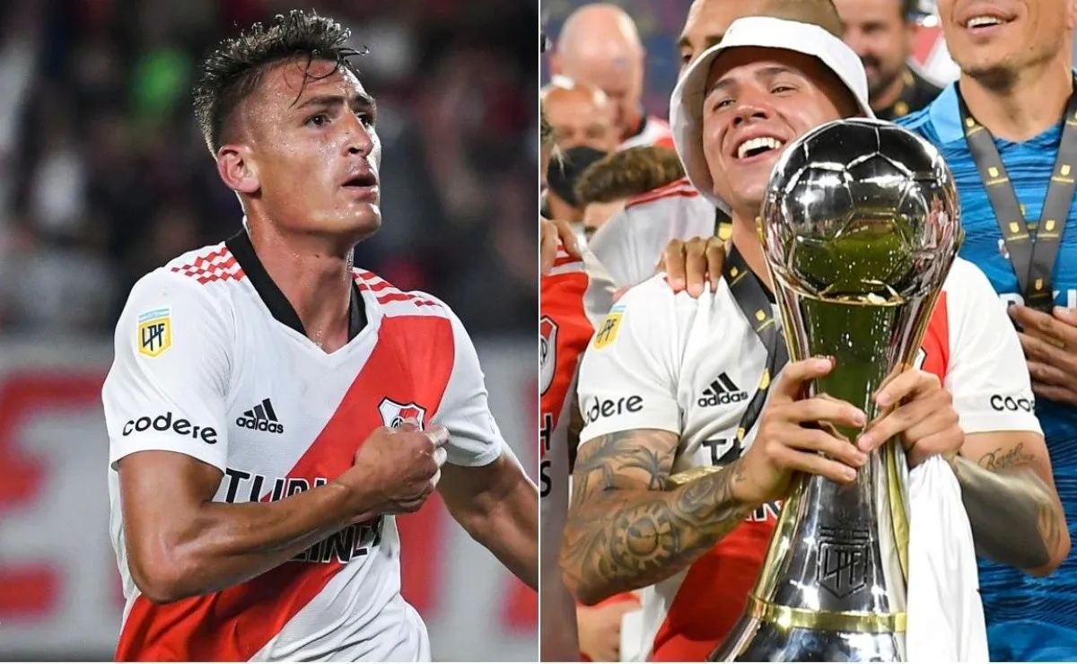 Braian Romero y Enzo Fernández tuvieron un gran 2021, en la primera mitad del año ganaron dos títulos con Defensa y Justicia y en la segunda dos con River.