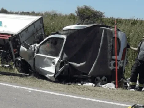 Tragedia en la ruta: 4 hinchas de River murieron en un accidente