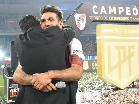 La emoción de Ponzio en su último partido