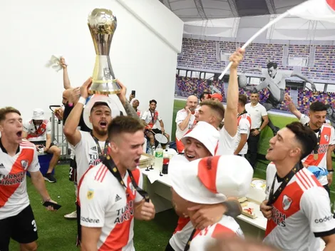 La fiesta de River en el vestuario tras el título