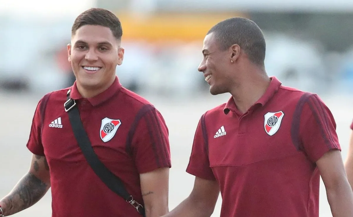 Juan Fernando Quintero y Nicolás De la Cruz forjaron una gran amistad en River.