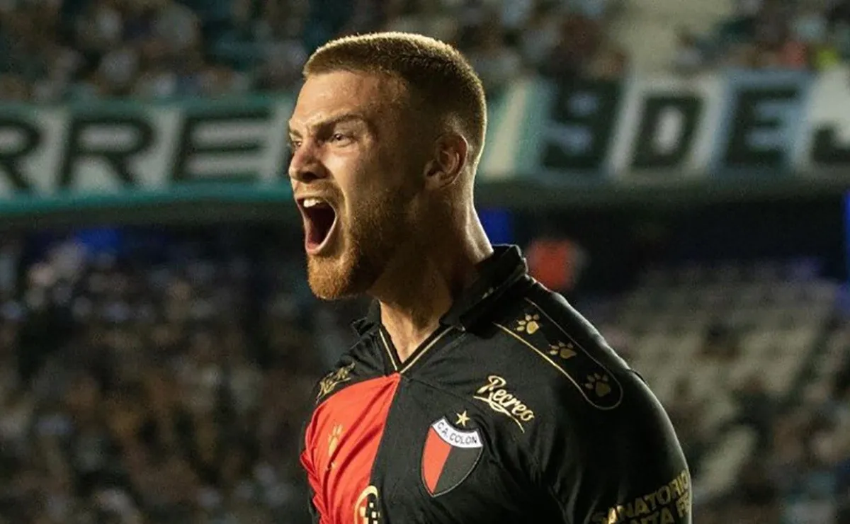Hace algunas fechas ante Racing, el atacante marcó su primer gol con Colón.