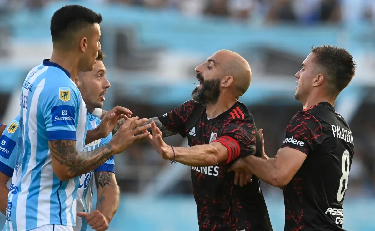 River y Atlético empataron en un partido muy disputado y friccionado.