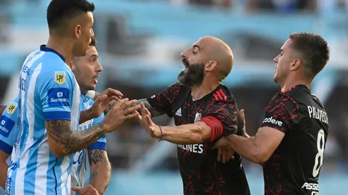 River y Atlético empataron en un partido muy disputado y friccionado.