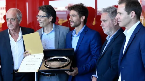 Leonardo Ponzio fue homenajeado por la Legislatura de la Ciudad Autónoma de Buenos Aires, el acto se celebró en el Paddock de River.