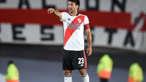 Leonardo Ponzio jugó anoche su último partido en el Monumental.
