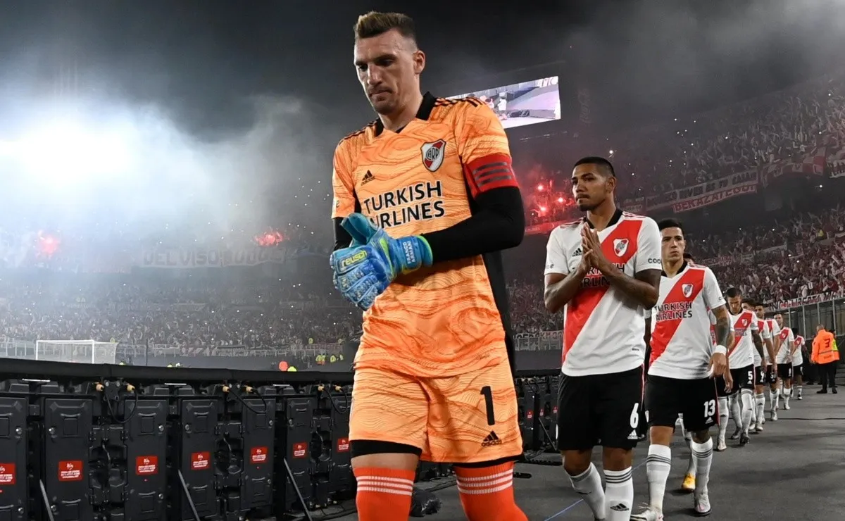 Franco Armani se refirió a la continuidad de Marcelo Gallardo.
