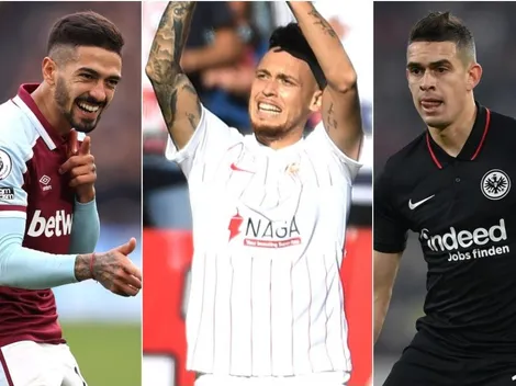 Lanzini, Ocampos y Borré convirtieron en Europa