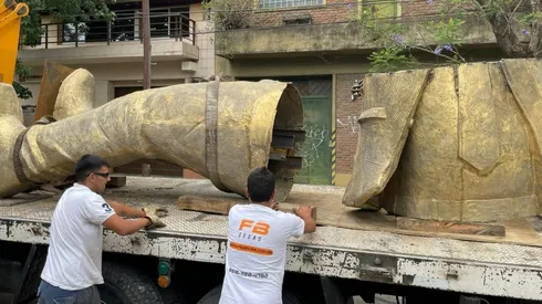 Empezó la recta final para la inauguración de la estatua del Muñe.
