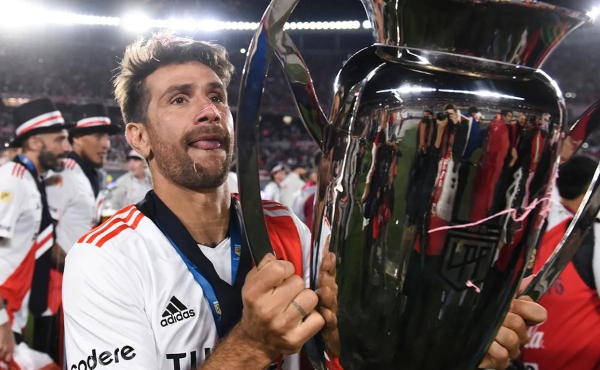Leo Ponzio jugará su último partido en el Monumental este domingo.