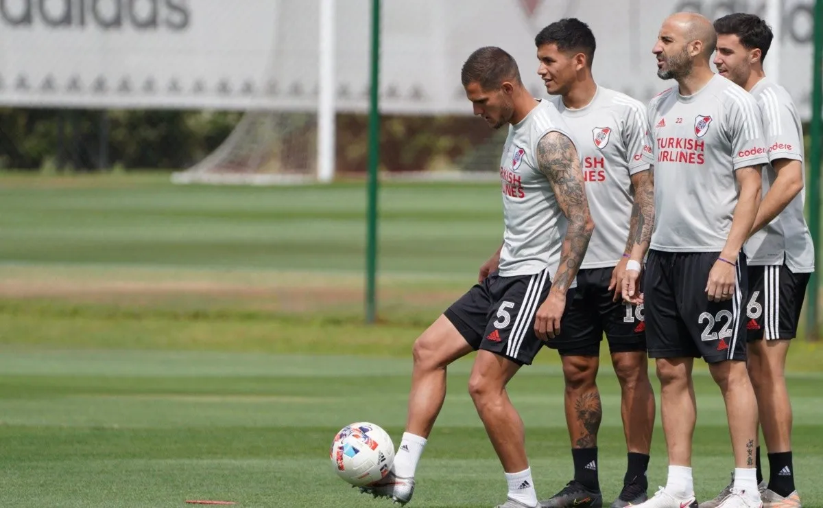 El plantel de River se entrena en Ezeiza con vistas a Defensa y Justicia