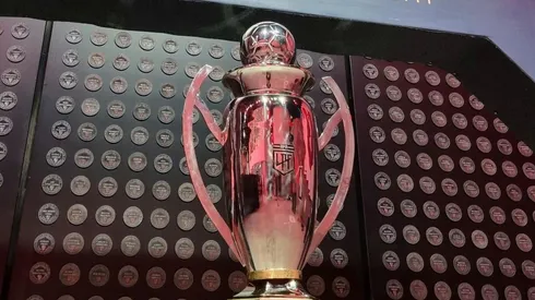 El trofeo de la Liga Profesional luce radiante en el Museo.