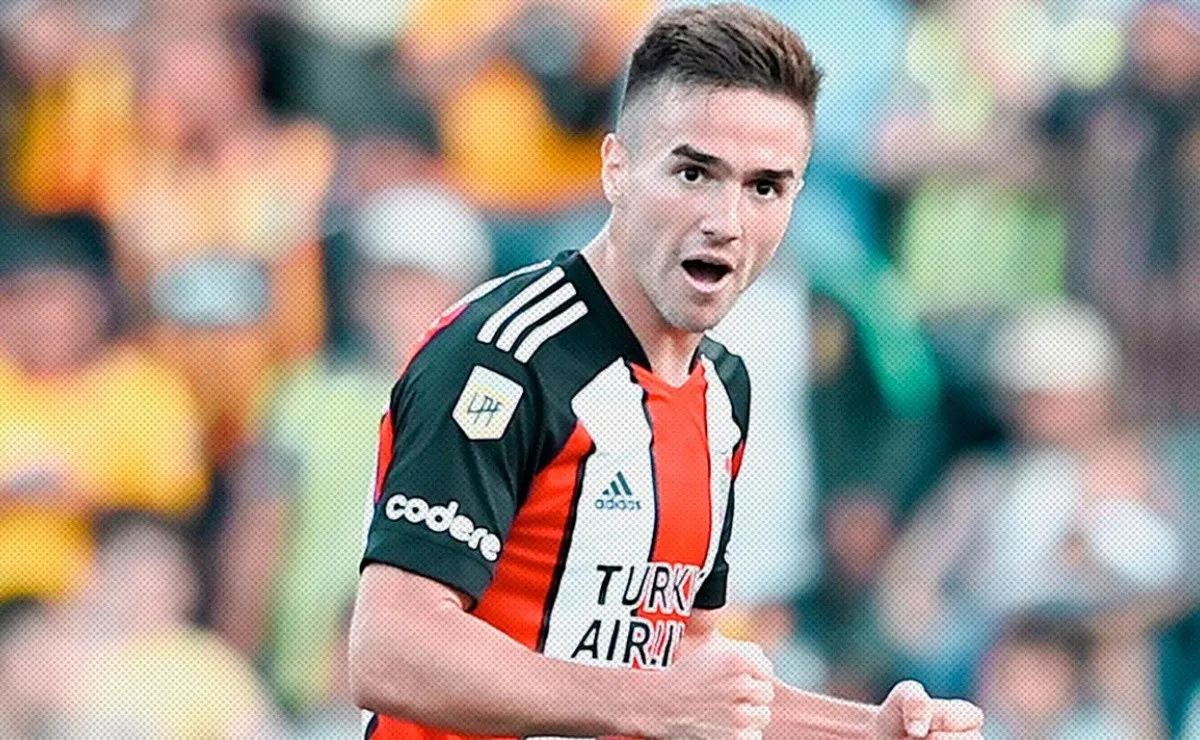 Agustín Palavecino lleva cinco goles en River y todos fueron dignos de destacar.