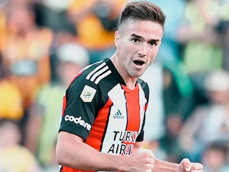 Los goles de Palavecino en River, uno más lindo que el otro