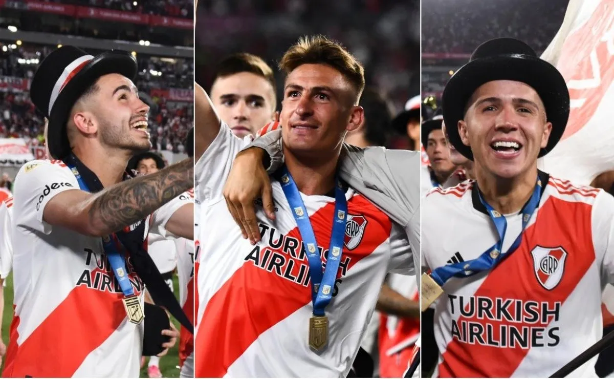Santiago Simón, Braian Romero y Enzo Fernández tuvieron un nivel sumamente alto en la Liga Profesional.