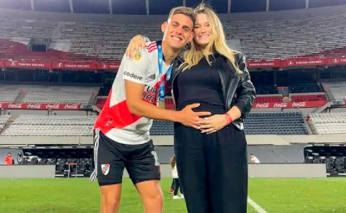 Federico Girotti celebró junto a Pilar Batalla el título del Más Grande en el Monumental.