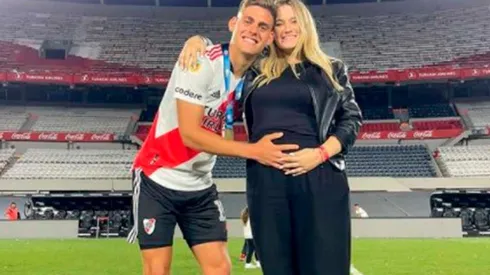 Federico Girotti celebró junto a Pilar Batalla el título del Más Grande en el Monumental.