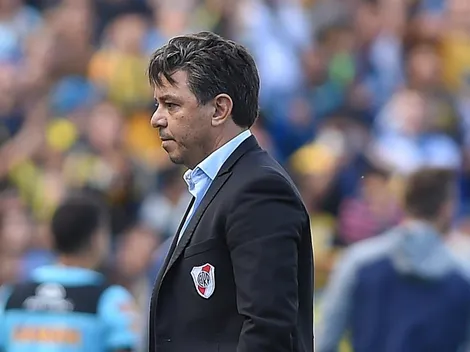 Gallardo se fue sin hablar de Rosario