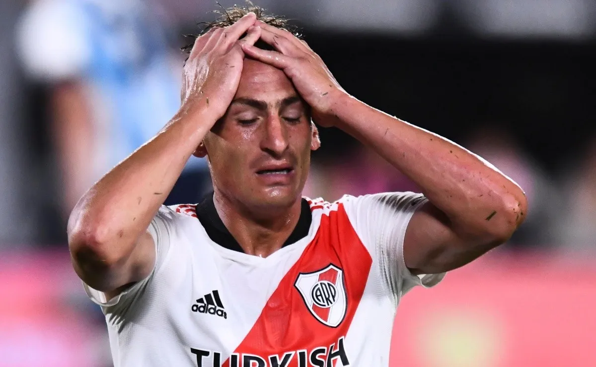 Braian Romero y su emoción tras convertir ante Racing.