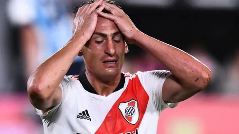 Braian Romero y su emoción tras convertir ante Racing.