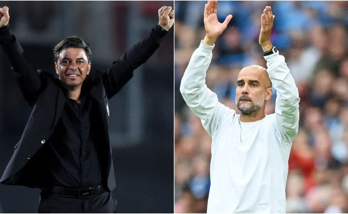 Guardiola saludó a River: "Felicitaciones por otro título"