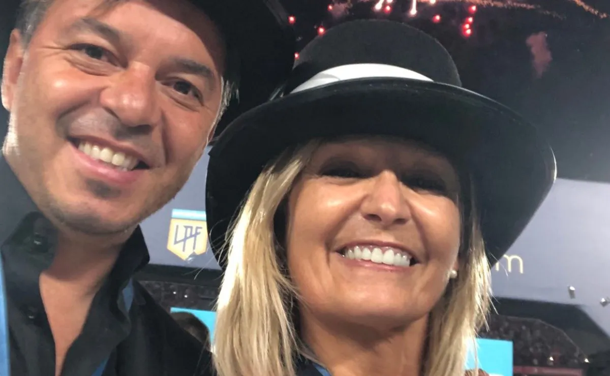 Marcelo y Sandra, sonrisa de campeones.