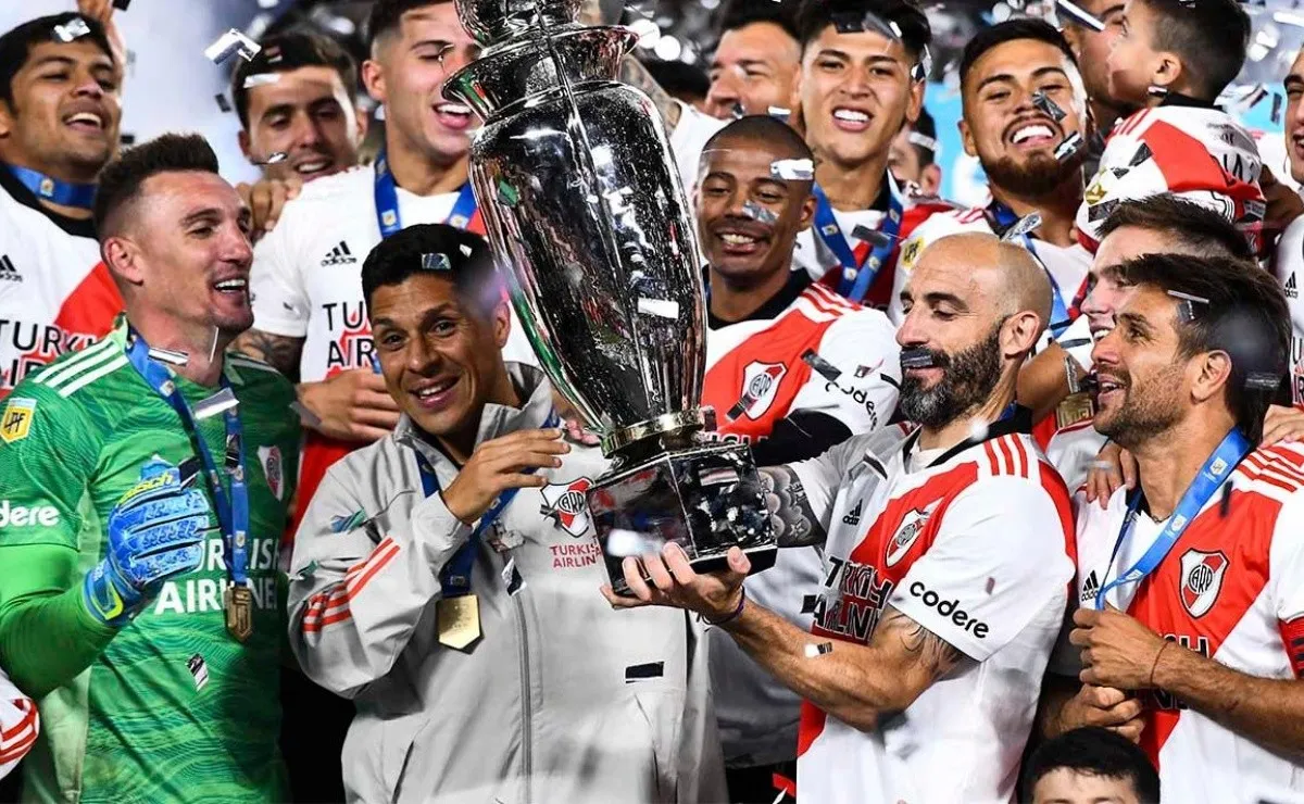 River se consagró campeón de la Liga Profesional y si bien hubo celebración en el Monumental los futbolistas la siguieron en las redes sociales.
