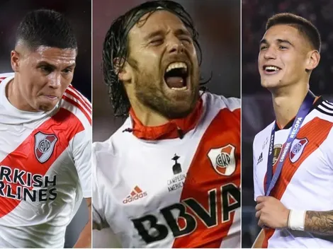 De todas partes del mundo: los ex River festejaron el campeonato