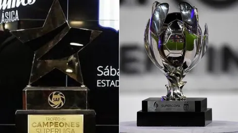 El Trofeo de Campeones y la Supercopa Argentina, las dos finales que jugará River por haberse consagrado campeón de la Liga Profesional.