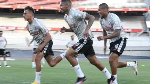 River se entrenó en el Monumental de cara al partido contra Racing por la Liga Profesional y Marcelo Gallardo comenzó a definir el equipo.