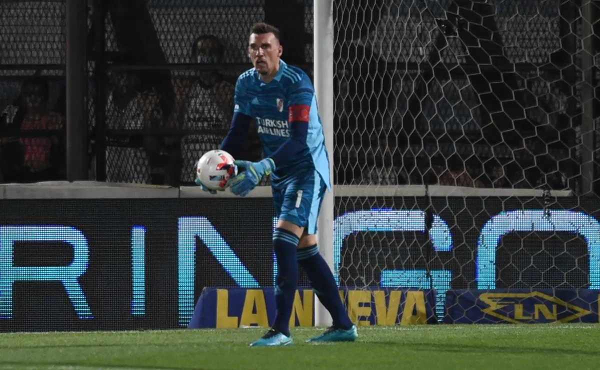 Franco Armani valoró el triunfo de River contra Platense por la Liga Profesional, aseguró que hay que seguir sumando de a tres y se solidarizó con Enzo Pérez.