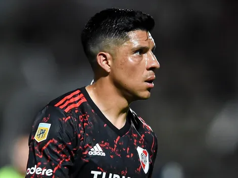 El apoyo de los hinchas a Enzo Pérez