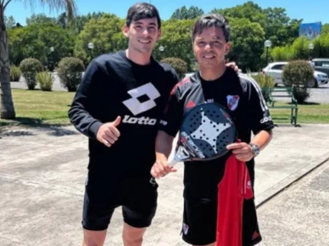 Gallardo recibió un regalo top para su hobby