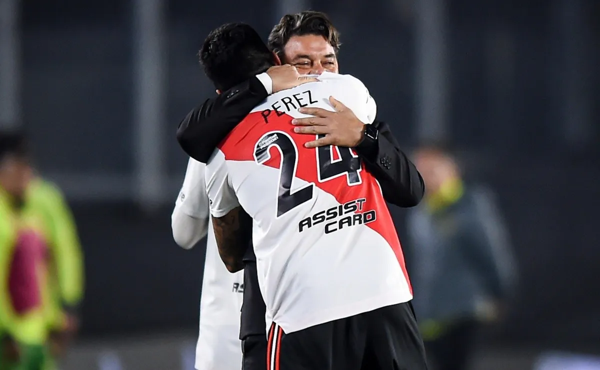 Enzo Pérez se refirió al futuro de Marcelo Gallardo como director técnico de River y además elogió el gran presente de Julián Álvarez.