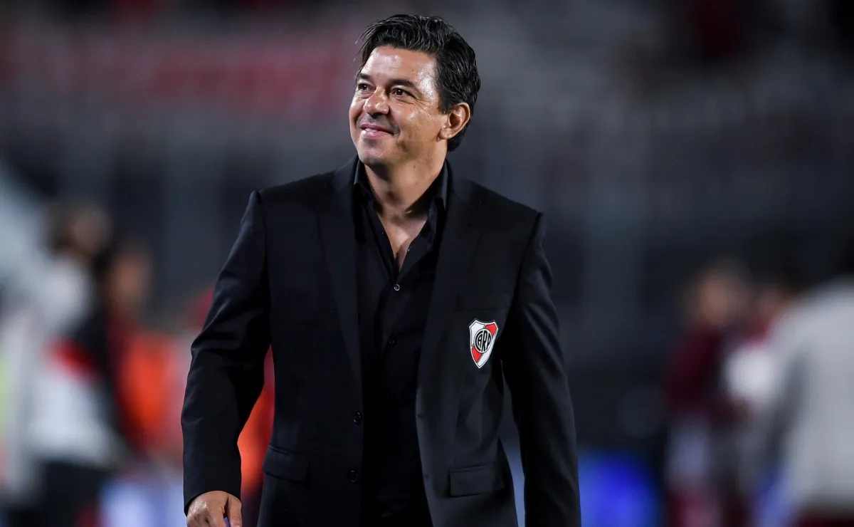 Marcelo Gallardo dio a conocer el equipo de River para jugar contra Platense por la fecha 21 de la Liga Profesional en el Estadio Ciudad de Vicente López.